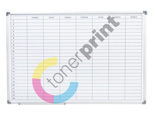 Týdenní plánovací tabule ARTA 90x60 cm