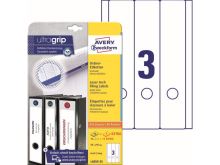 Etikety na pořadače Ultragrip 59 x 297 mm, 30 listů A4 L6059-25