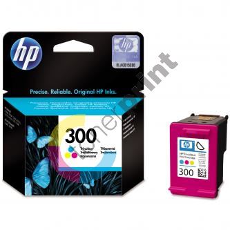 HP originální ink CC643EE, HP 300, color, blistr, 165str., 4ml, HP DeskJet D2560, F4280, F