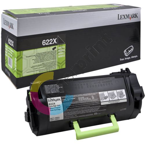 Toner Lexmark 62D2X0E, return, black, 622X, originál 1