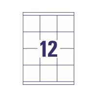 Univerzální etikety AVERY 70x67,7 mm 100 listů A4 - 3661 3 (2)