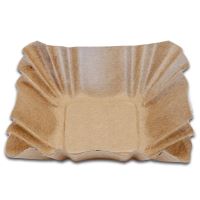Papírová miska WAVE Edge KRAFT 9 x 14 x 3 cm (250 ks) s tukovou bariérou, FSC Mix Papírová miska WAVE Edge KRAFT 9 x 14 x 3 cm (250 ks) s tukovou bariérou, FSC Mix