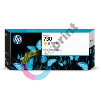 Inkoustová cartridge HP P2V70A, DesignJet T 1700, 1700 PS, yellow, No.730, originál