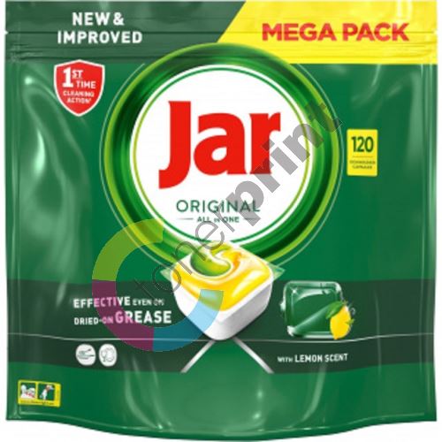 Jar Original All in One Lemon kapsle do myčky nádobí 120 kusů