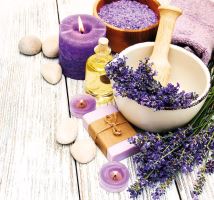 Nástěnný kalendář - Provence 2027 (vázanka, kalendář s levandulí (1)