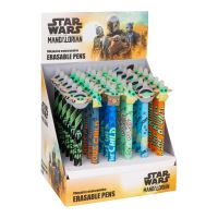 Colorino gumovatelné pero Mandalorian Baby Yoda, 36 ks, modrá náplň, displej Colorino gumovatelné pero Mandalorian Baby Yoda, 36 ks, modrá náplň, displej