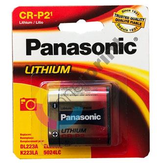 Baterie lithiová, CR-P2, 6V, Panasonic, blistr, 1-pack