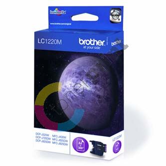 Cartridge Brother LC-1220M, magenta, originál 1