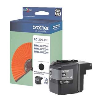 Inkoustová cartridge Brother LC129XLBK, Black, 2400 stran, MFC-J6920DW, originál