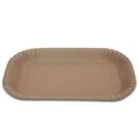 Tácek DEEPER KRAFT 15 x 23 x 2 cm (250 ks), s tukovou bariérou, FSC Mix
