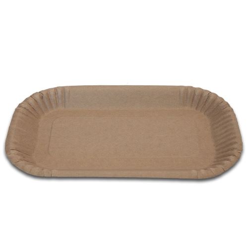 Tácek DEEPER KRAFT 15 x 23 x 2 cm (250 ks), s tukovou bariérou, FSC Mix