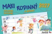 Stolní kalendář 2027 – Maxi rodinný plánovací týdenní kalendář (2)