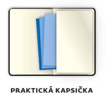 Týdenní diář A5 2027 – Tone s magnetem modrý (2)