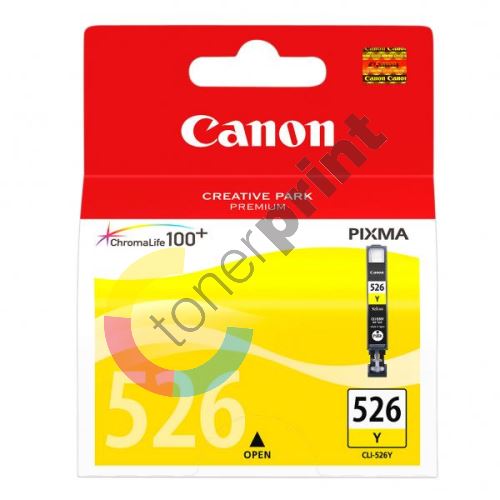 Cartridge Canon CLI-526Y, yellow, 4543B001AA, originál 4