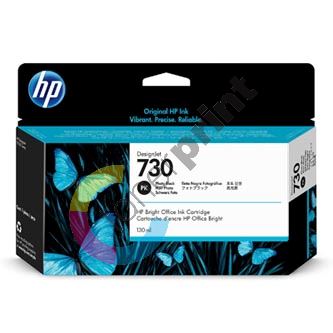 Inkoustová cartridge HP P2V67A, DesignJet T 1700, 1700 PS, black, No.730, originál