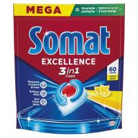 Somat Excellence 3in1 Lemon kapsle do myčky 60 ks