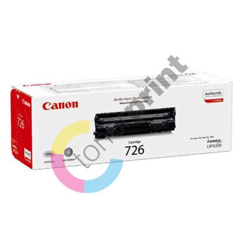 Toner Canon CRG-726, black, 3483B002, originál 1
