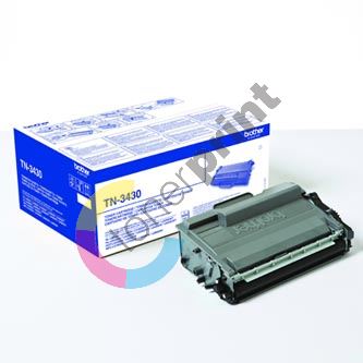 Toner Brother TN-3430, DCP-L6600, L5000, black, originál