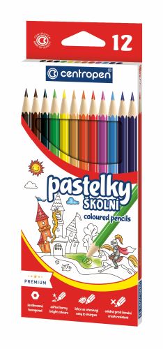Školní pastelky Centropen 9520, 12ks 3