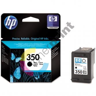 Inkoustová cartridge HP CB335EE Officejet J5780, J5785, černá, No. 350, 4,5 ml originál