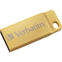 USB flash disk Verbatim Metal Executive 16 GB, USB 3.2 Gen 1, 80 MB/s, zlatý