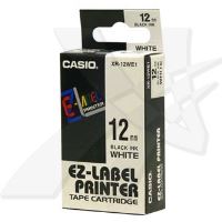 Páska do tiskárny štítků Casio XR-12WE1 12mm černý tisk/bílý podklad Páska do tiskárny štítků Casio XR-12WE1 12mm černý tisk/bílý podklad