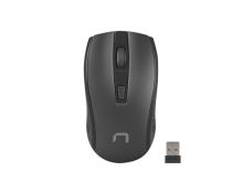 Bezdrátová optická myš Natec Jay 2, 1600 DPI, USB, černá