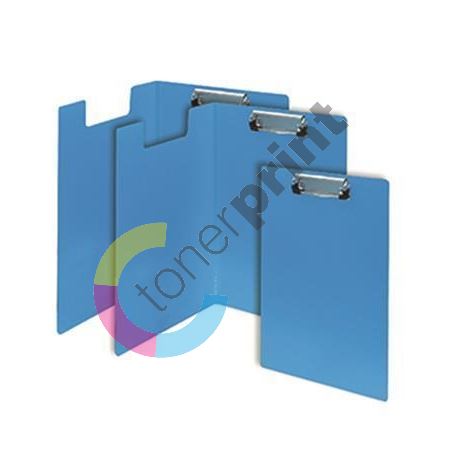 Psací podložka zavírací FO-CB011, modrá, plast, A4, FLEXOFFICE 1