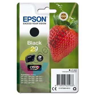 Inkoustová cartridge Epson C13T29814012, Expres. Home XP-330, 332, black, 29, originál