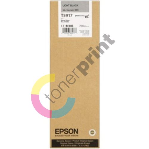 Cartridge Epson C13T591700, light black, originál 1
