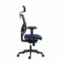 Powerton Kancelářské ergonomické křeslo Tina, Tmavě modré (2)