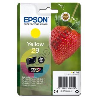 Inkoustová cartridge Epson C13T29844012, Expres. Home XP-330, 332, yellow, 29, originál