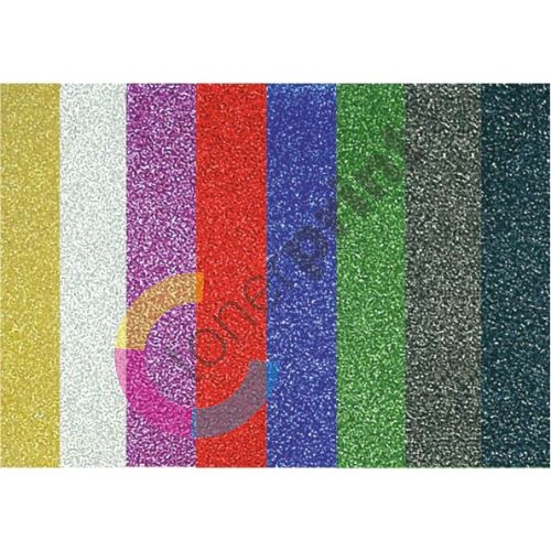 Třpytivá fólie samolepicí mix barev 150g 10ks 1