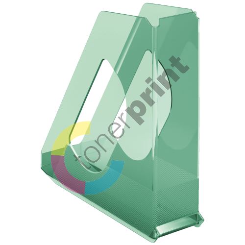 Stojan na časopisy Esselte Colour Ice, zelená, plastový, 68 mm 1