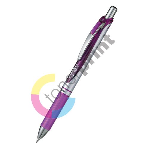 Pentel EnerGel BL77, gelové pero, fialové 4