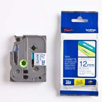 Páska do štítkovače Brother TZE-233, 12mm, modrý tisk/bílý podklad, originál Páska do štítkovače Brother TZE-233, 12mm, modrý tisk/bílý podklad, originál