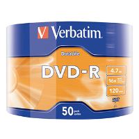Verbatim DVD-R DataLife Matt Silver 4,7 GB 16×, 120 min, 50 ks wrap – 43791