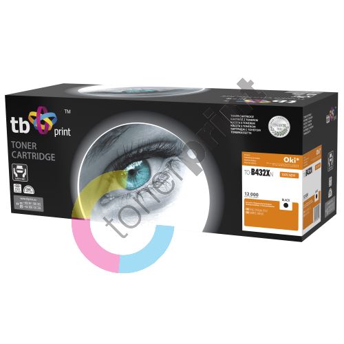 TB toner kompatibilní s OKI B432, 45807111, Black, new 1