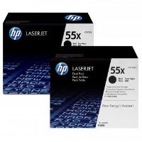 HP originální toner 55X (CE255XD) 2× Black pro LaserJet P3015 | 2× 12 500 stran HP originální toner 55X (CE255XD) 2× Black pro LaserJet P3015 | 2× 12 500 stran