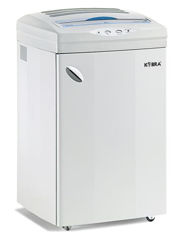 Skartovačka papíru KOBRA 400 C4 s automatickým mazáním křížový řez 3,9 x 40 mm 48 listů