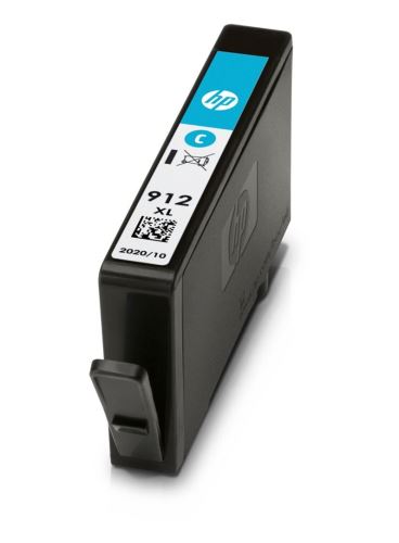 Inkoustová cartridge HP 912XL (3YL81AE), cyan, 700 stran, originál