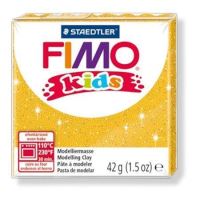 Modelovací hmota FIMO® kids 8030 42g zlatá se třyptkami (2)