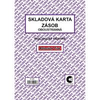 Skladová karta zásob A5 oboustranná – evidence skladových zásob ET450