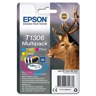 Inkoustová cartridge Epson C13T13064012, BX320FW, CMY, T1306, 30,3 ml, originál