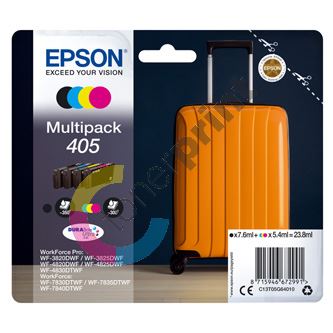 Inkoustová cartridge Epson C13T05G64010, WF-7835DTWF, CMYK, 405, originál