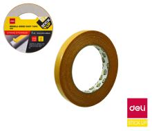 Oboustranná textilní lepicí páska Deli EA621 15 mm × 20 m – PE s textilní výztuží (1)