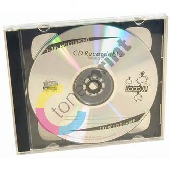 Box na 2 ks CD, průhledný, černý tray, 200-pack 1