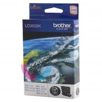 Inkoustová cartridge Brother LC-985BK, DCP-J315W, black, originál