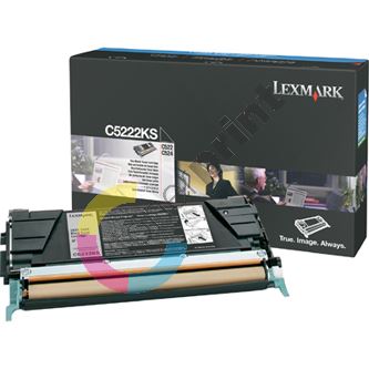 Toner Lexmark C522, C534, 00C5222KS, černá, originál 1