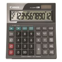 Kalkulačka Canon AS-220RTS, šedá, stolní, dvanáctimístná
